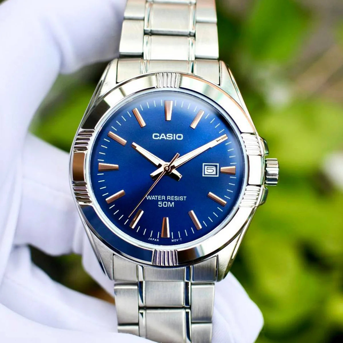 Reloj Casio MTP-1308D-2AV Azul Acero 50M