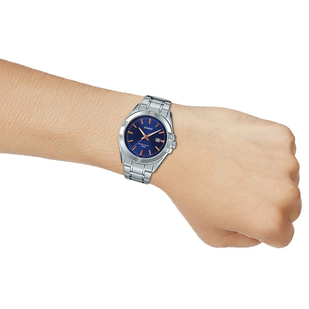 Reloj Casio MTP-1308D-2AV Azul Acero 50M