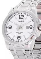Reloj Casio MTP-1314D-7AV Acero Inoxidable Plateado Fecha 50M