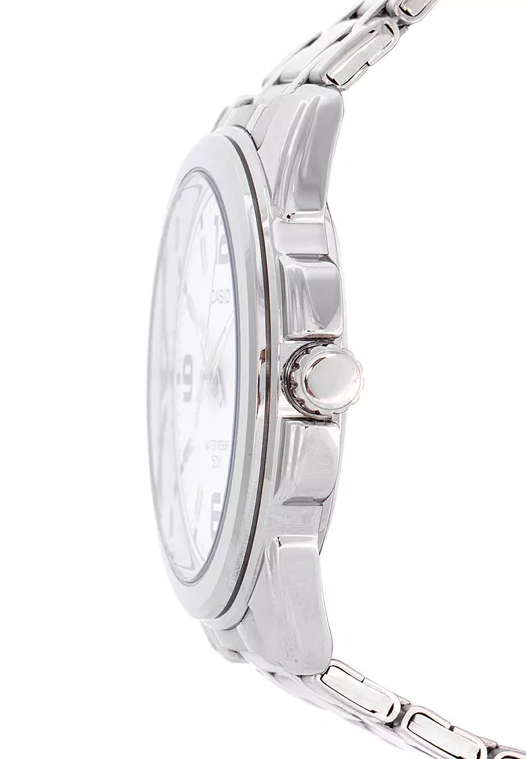Reloj Casio MTP-1314D-7AV Acero Inoxidable Plateado Fecha 50M