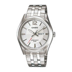Reloj Casio MTP-1335D-7AV Acero Inoxidable Esfera Blanca Multifunción 50M