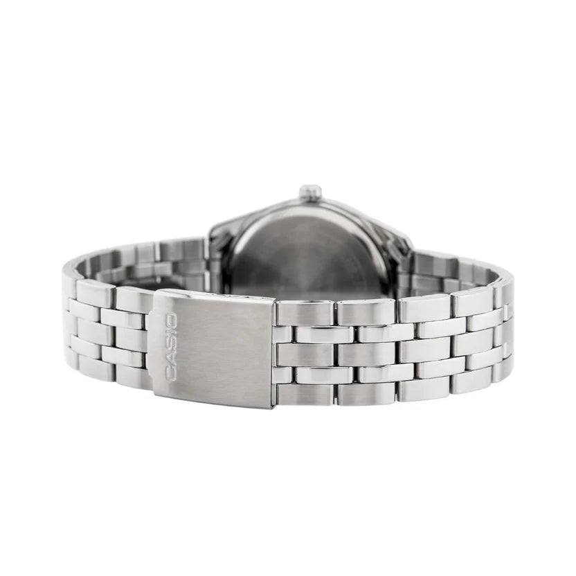 Reloj Casio MTP-1335D-7AV Acero Inoxidable Esfera Blanca Multifunción 50M