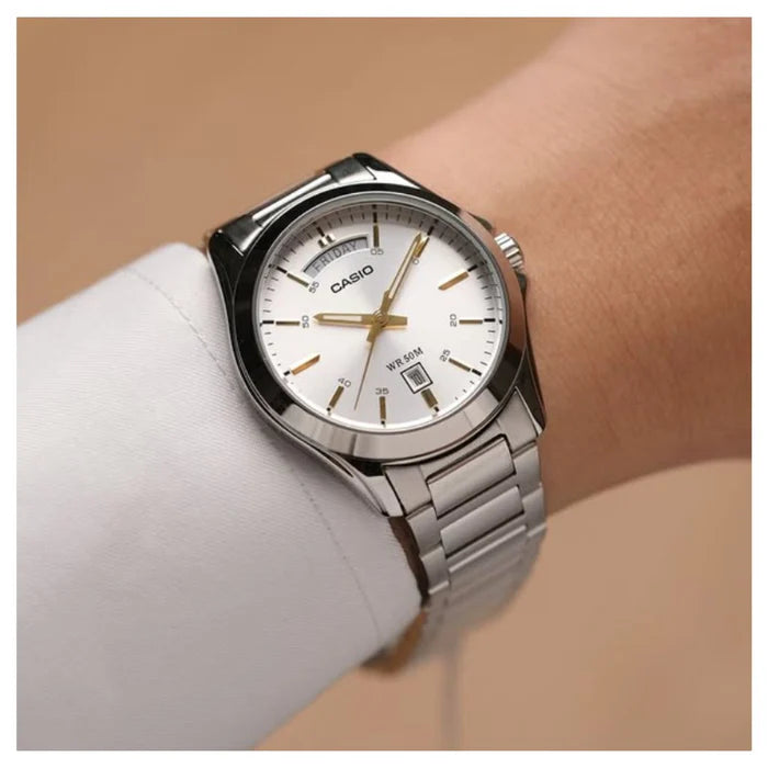 Reloj Casio MTP-1370D-7A2VDF Acero Inoxidable Plateado