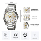 Reloj Casio MTP-1370D-7A2VDF Acero Inoxidable Plateado