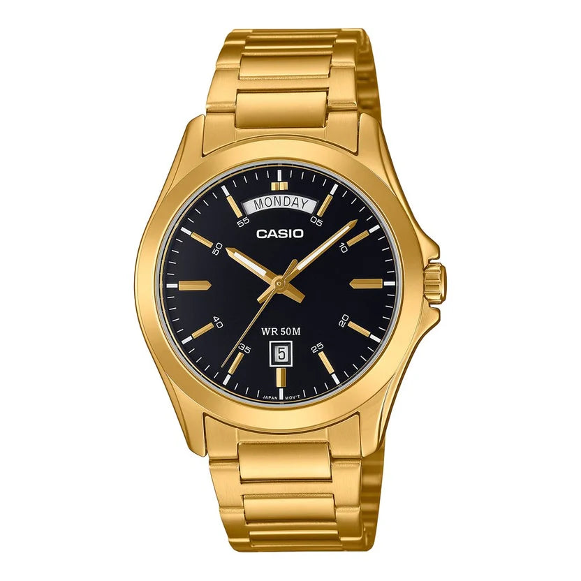 Reloj Casio MTP-1370G-1AVDF Dorado Acero Fecha Día 50M