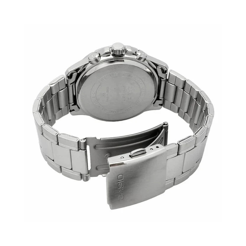 Reloj Casio MTP-1374D-1A3VDF Negro Acero Multifunción 50M