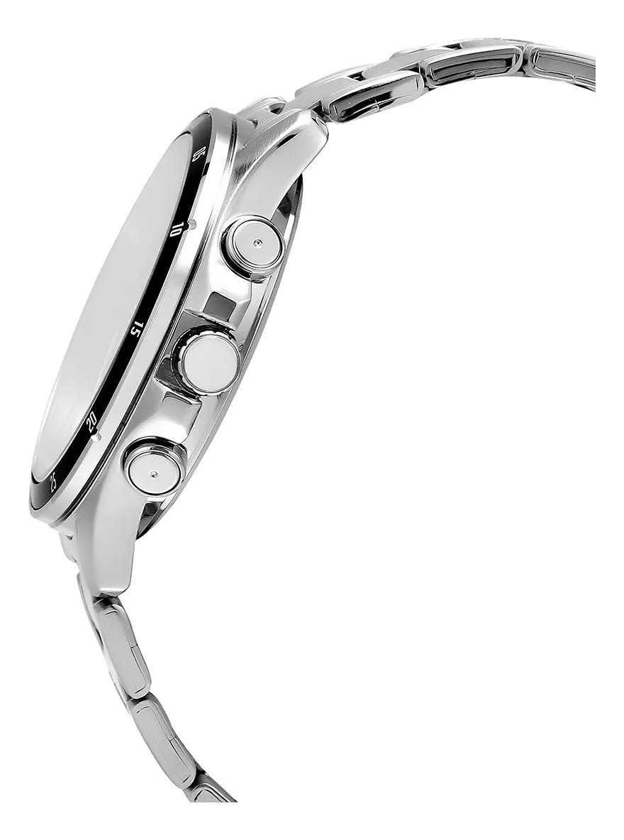 Reloj Casio MTP-1374D-1AV Acero Inoxidable Negro Día y Fecha