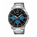 Reloj Casio MTP-1374D-2AV Acero Inoxidable Esfera Azul Multifunción 50M