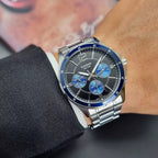 Reloj Casio MTP-1374D-2AV Acero Inoxidable Esfera Azul Multifunción 50M
