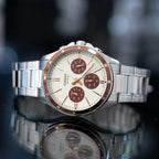 Reloj Casio MTP-1374D-5A2 Acero Inoxidable Esfera Café Multifunción 50M