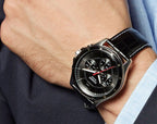 Reloj Casio MTP-1374L-1AV Correa de Cuero Negro Día y Fecha