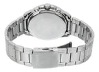 Reloj Casio MTP-1375D-1AV Acero Inoxidable Negro Día y Fecha