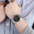 Reloj Casio MTP-1375D-1AV Acero Inoxidable Negro Día y Fecha