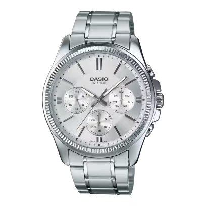 Reloj Casio MTP-1375D-7AV Acero Inoxidable Día y Fecha
