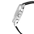 Reloj Casio MTP-1375L-7AV Correa de Cuero Negro Esfera Blanca Multifunción 50M