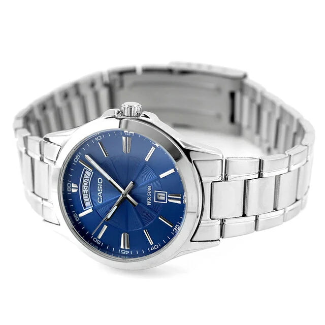 Reloj Casio MTP-1381D-2AVDF Acero Día Fecha 50M