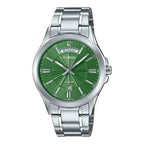 Reloj Casio MTP-1381D-3AVDF Verde Acero Multifunción 50M