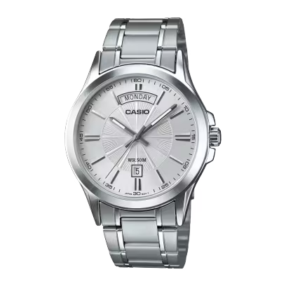 Reloj Casio MTP-1381D-7AV Plateado Acero 50M