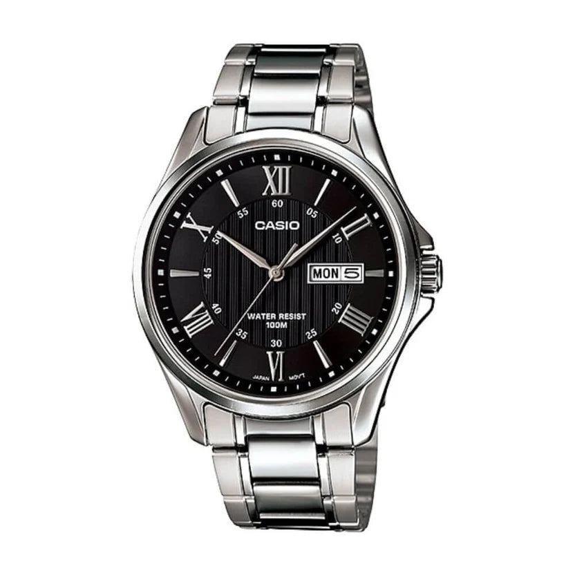 Reloj Casio MTP-1384D-1AVDF Acero Día Fecha 100M