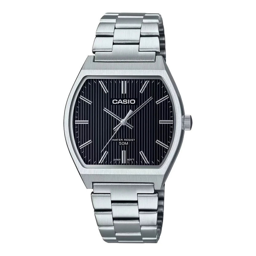 Reloj Casio MTP-B140D-1AVDF Negro Acero Inoxidable 50M