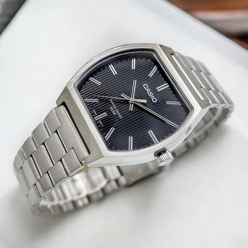 Reloj Casio MTP-B140D-1AVDF Negro Acero Inoxidable 50M