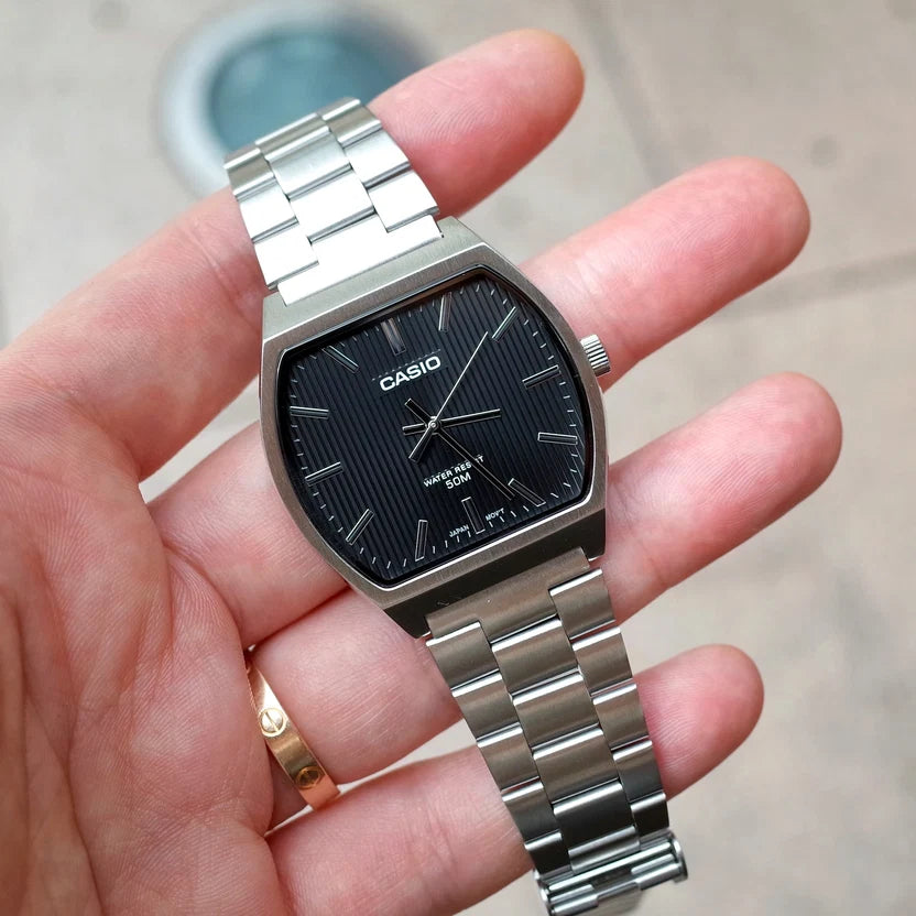 Reloj Casio MTP-B140D-1AVDF Negro Acero Inoxidable 50M