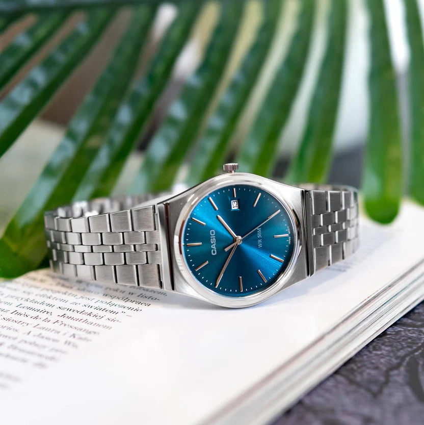 Reloj Casio MTP-B145D-2A2V Azul Acero Inoxidable