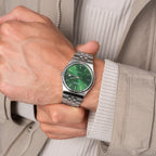Reloj Casio MTP-B145D-3AV Acero Inoxidable Esfera Verde Sunburst 50M