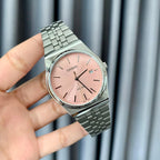 Reloj Casio MTP-B145D-4AV Acero Inoxidable Esfera Salmón Sunburst 50M