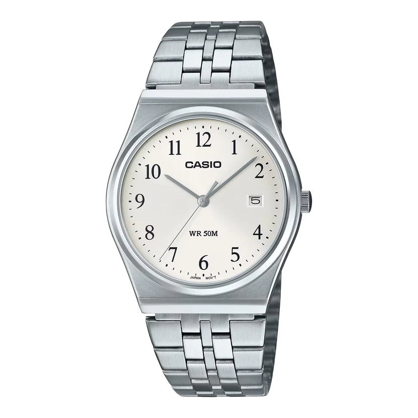 Reloj Casio MTP-B145D-7BV Plateado Acero 50M