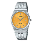 Reloj Casio MTP-B145D-9A Acero Inoxidable Esfera Amarilla Sunburst 50M