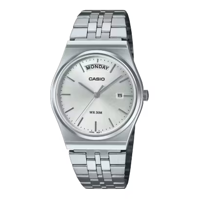 Reloj Casio MTP-B146D-7AV Acero Inoxidable Día y Fecha 50M