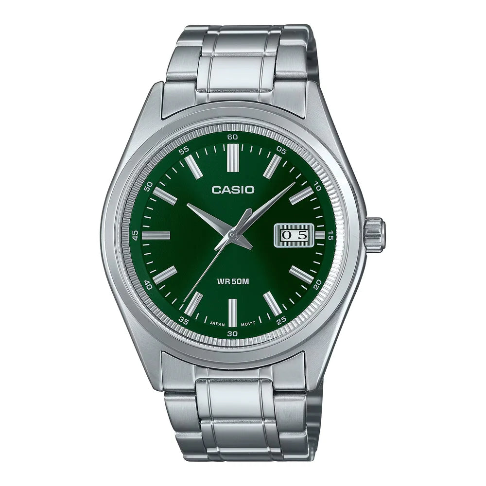 Reloj Casio MTP-B180D-3AVD Verde Acero 50M