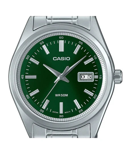 Reloj Casio MTP-B180D-3AVD Verde Acero 50M
