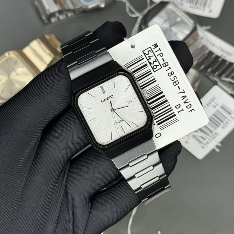 Reloj Casio MTP-B185B-7AVDF Negro Acero 50M
