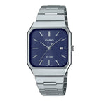 Reloj Casio MTP-B185D-2A1VDF Acero Cuadrado Fecha 50M