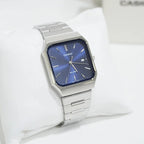 Reloj Casio MTP-B185D-2A1VDF Acero Cuadrado Fecha 50M