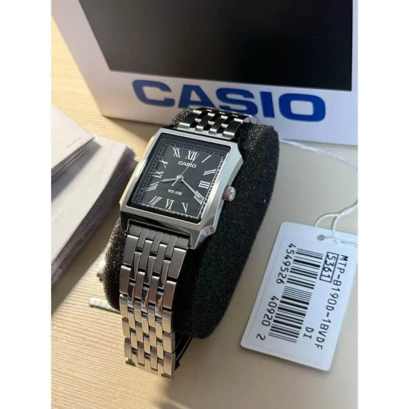 Reloj Casio MTP-B190D-1BVDF Acero Inoxidable 50M