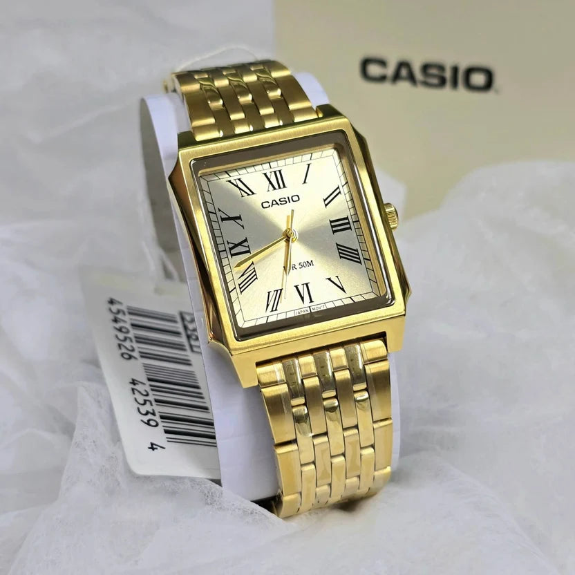 Reloj Casio MTP-B190G-9BVDF Dorado Acero 50M