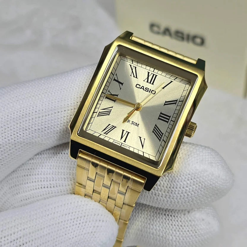 Reloj Casio MTP-B190G-9BVDF Dorado Acero 50M