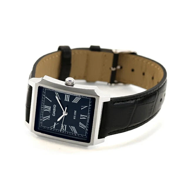 Reloj Casio MTP-B190L-2BVDF Cuero Cristal Mineral 50M