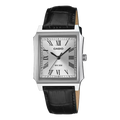 Reloj Casio MTP-B190L-7BV Blanco Cuero Negro 50M