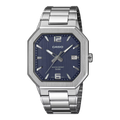 Reloj Casio MTP-B195D-2AV Acero Inoxidable Esfera Azul Minimalista 50M