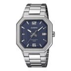 Reloj Casio MTP-B195D-2AV Acero Inoxidable Esfera Azul Minimalista 50M