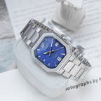Reloj Casio MTP-B195D-2AV Acero Inoxidable Esfera Azul Minimalista 50M