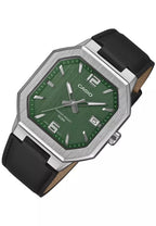 Reloj Casio MTP-B195L-3AV Correa de Cuero Verde Esfera Verde 50M