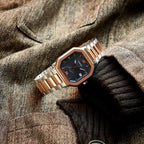 Reloj Casio MTP-B195RG-2AV Acero Inoxidable Bicolor Esfera Azul 50M