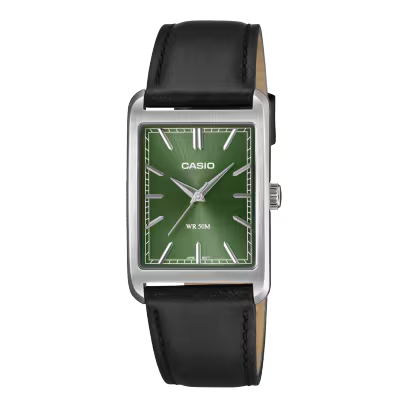 Reloj Casio MTP-B215L-3AV Verde Cuero