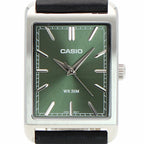 Reloj Casio MTP-B215L-3AV Verde Cuero