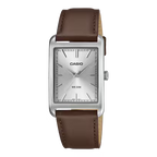 Reloj Casio MTP-B215L-7AV Blanco Cuero